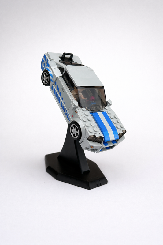 LEGO® Speed Champions Car Display Stand (45°) – Modular, Connectable Base