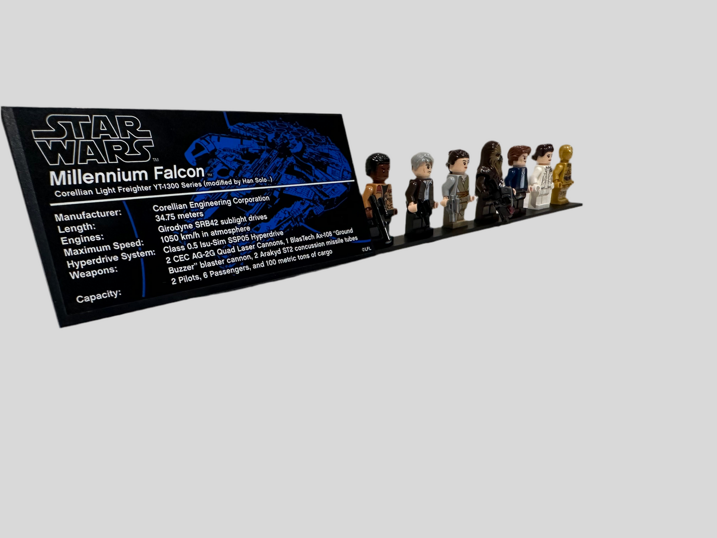 LEGO® UCS Millennium Falcon™ Leg crack defense stand