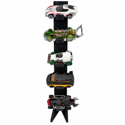DisplayX 5-Car Stackable Display Stand Compatible with Hot Wheels® Cars | Value Pack