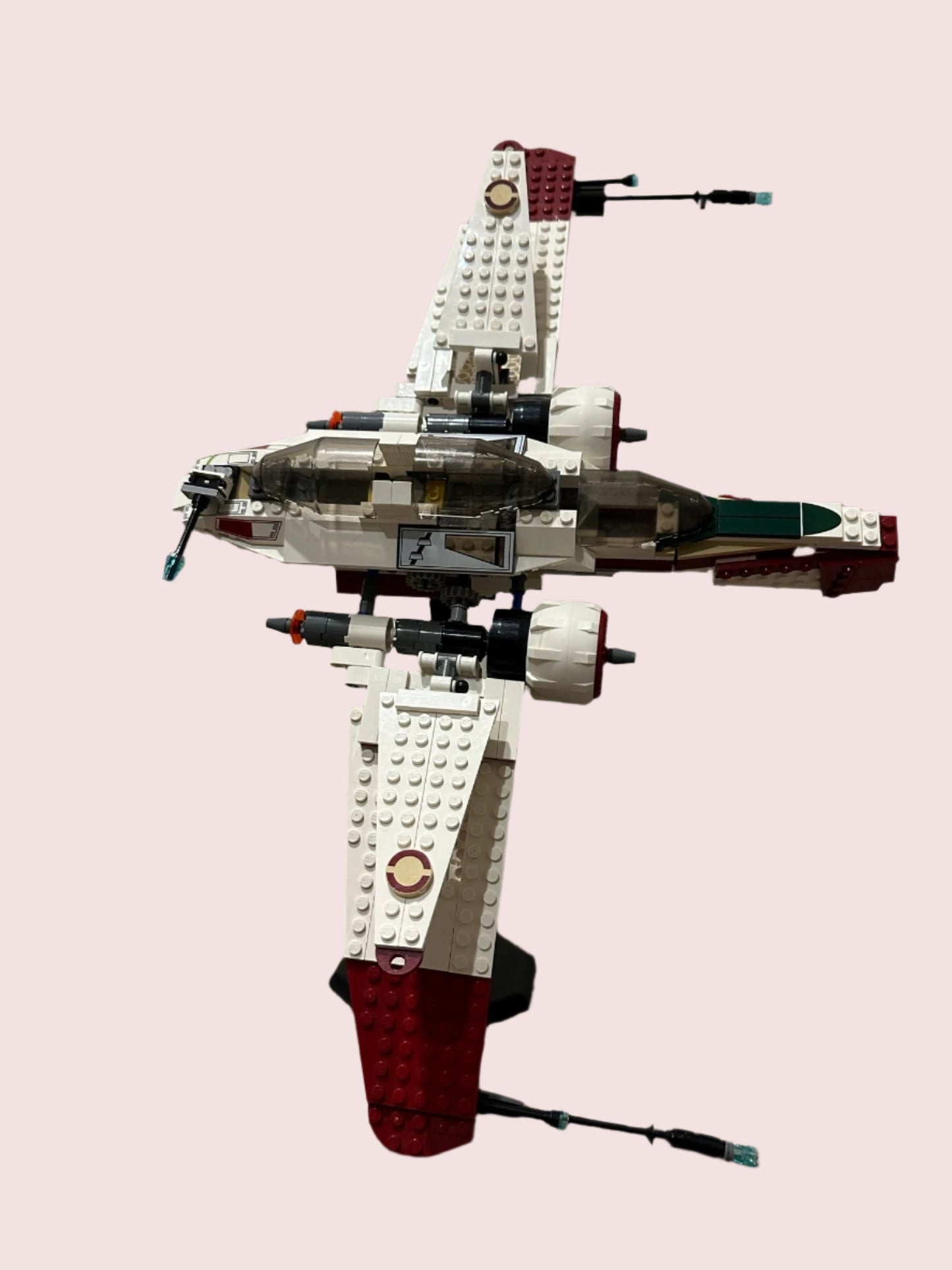 Display stand for LEGO® sets (Small-Medium/120° Angle)