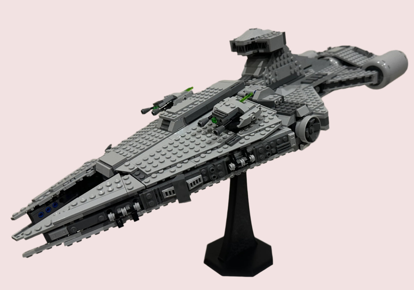 Display stand for LEGO® sets (Medium-Large/75° Angle) variable height
