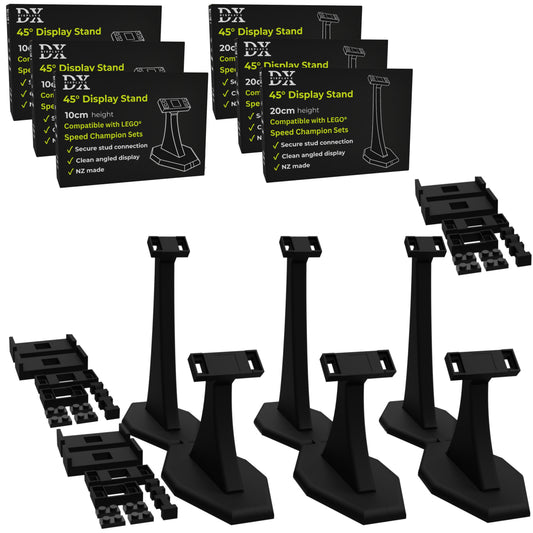 6-Car Stacked Speed Champions Bundle – 3 × 10cm + 3 × 20cm