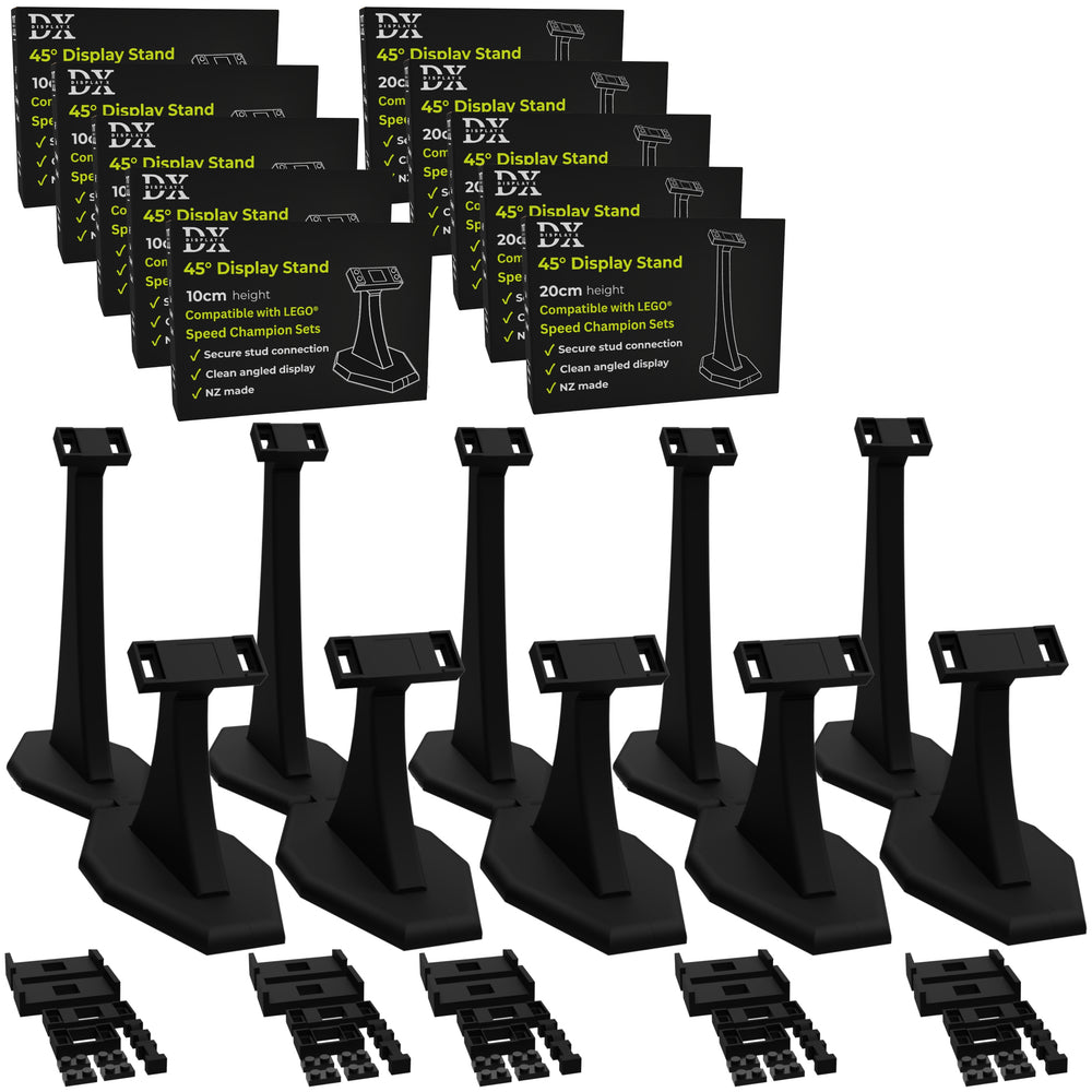 10-Car Speed Champions Collector Bundle – 5 × 10cm + 5 × 20cm