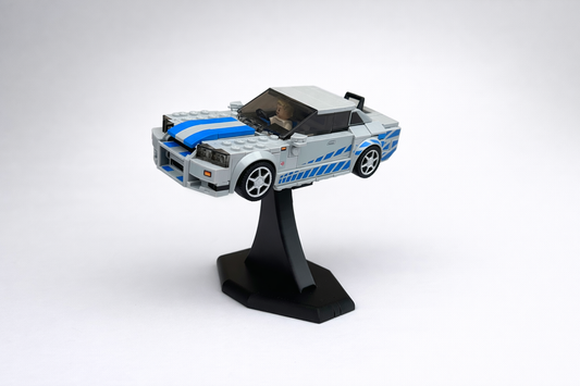 LEGO® Speed Champions Car Display Stand (75°) – Modular, Connectable Base