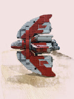 Display stand for LEGO® sets (Small-Medium/120° Angle)