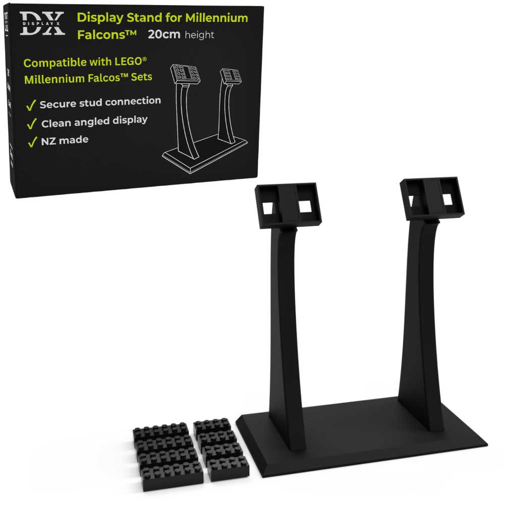 DisplayX 120°, 20cm Display Stand Compatible with LEGO® Millennium Falcons™