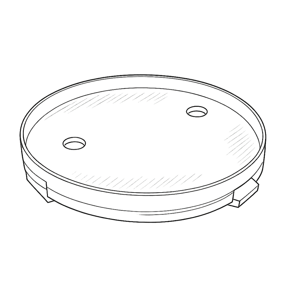 drawing, turntable for UCS death star