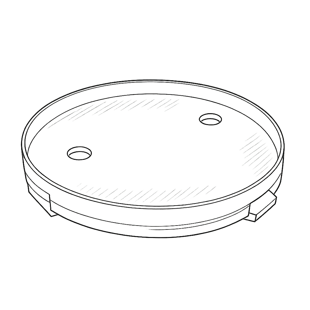 drawing, turntable for UCS death star