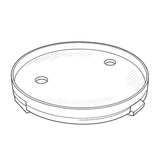 drawing, turntable for UCS death star